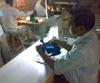 SHOE MAKING  STITCHING OF LEATHER UPPER