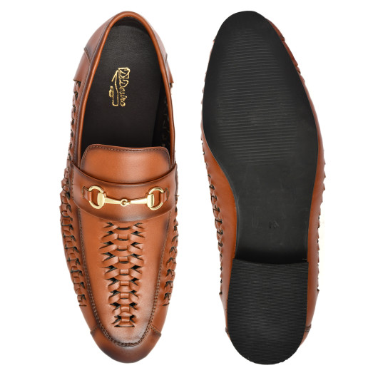 DDesire Air  net Tan Loafer Shoes