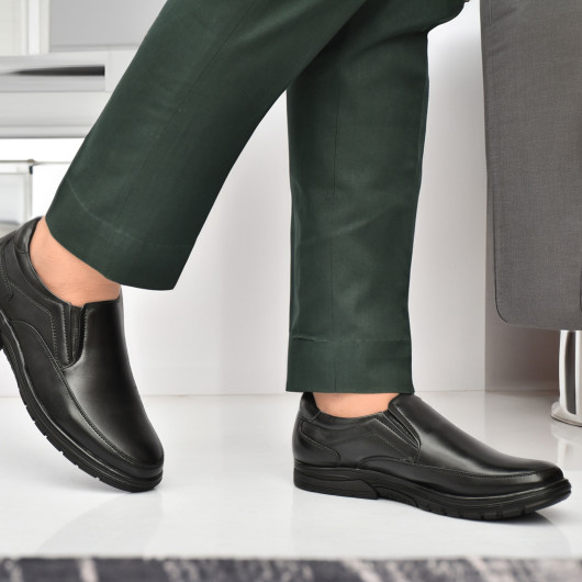 DDesire Black Moccasin Comfort Shoes