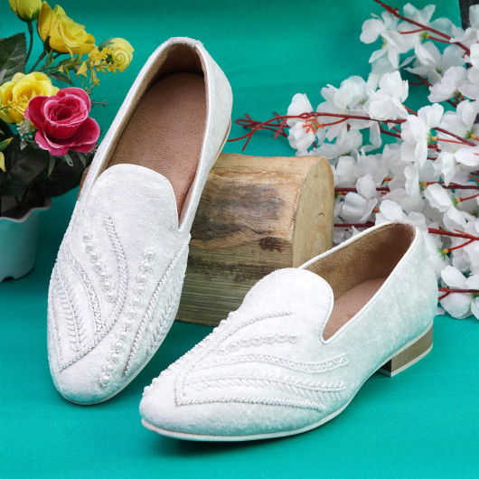 DDESIRE HAND MOJARI STAR WHITE