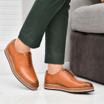 Tan lace up shoes