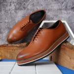 Tan lace up shoes