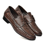 DDesire Air  net Brown Lace-Up Shoes