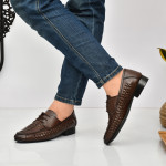 DDesire Air  net Brown Lace-Up Shoes