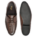 DDesire Air  net Brown Lace-Up Shoes