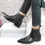 DDESIRE POINTER MAN CHELSA BLACK LEATHER  BOOT