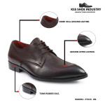 DDESIRE POINTER MAN LEATHER BORDO LACE UP