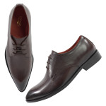DDESIRE POINTER MAN LEATHER BORDO LACE UP