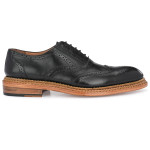 GOODYEAR WELTED TRIPLE OUT SOLE LEATHER SHOES BLACK Brogues For Men