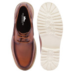 DDESIRE LEATHER TAN BOAT SHOES